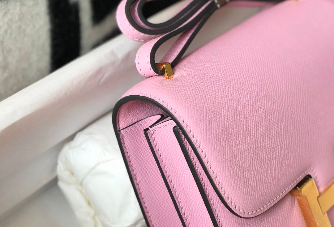 CONSTANCE 18 ROSE EPSOM QUINCAILLERIE OR