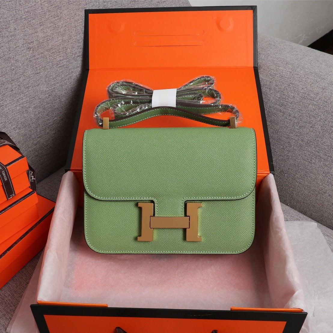 SAC HM CONSTANCE 19 PICKLE EPSOM QUINCAILLERIE DORÉ