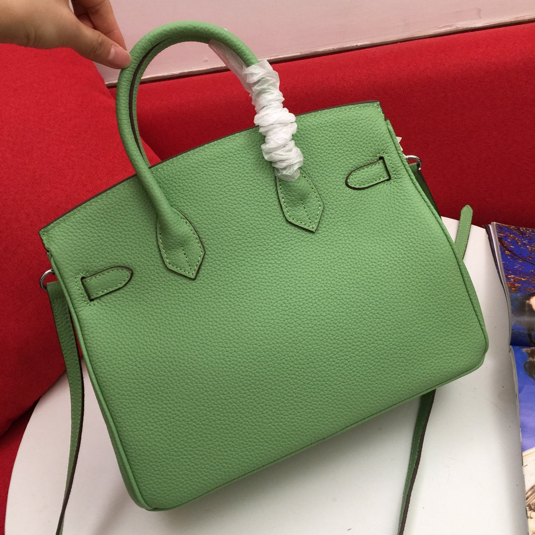 HM バーキン 30cm バッグ ファーンカーフスキン シルバー金具