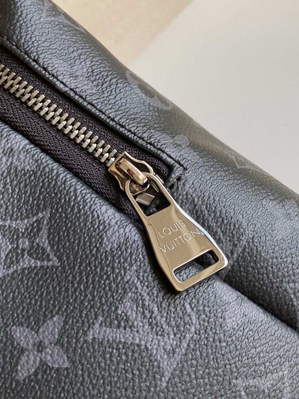 SAC À DOS 40 EN TOILE ÉCLIPSE MONOGRAMME GUN METAL