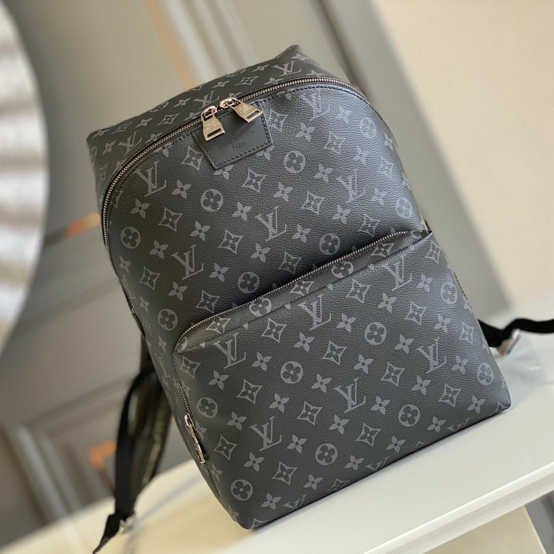 SAC À DOS 40 EN TOILE ÉCLIPSE MONOGRAMME GUN METAL