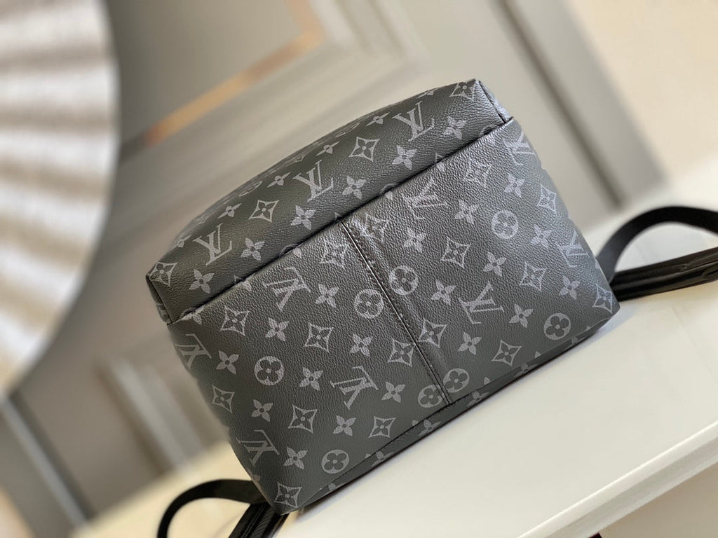 SAC À DOS 40 EN TOILE ÉCLIPSE MONOGRAMME GUN METAL