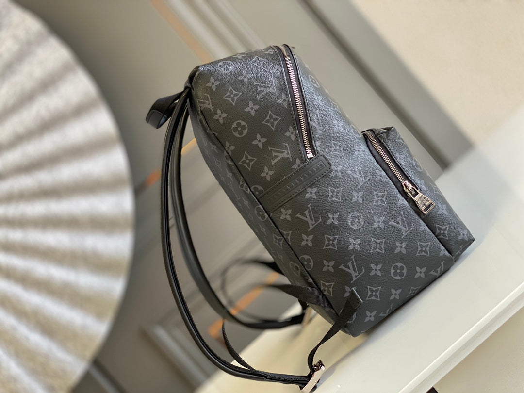 SAC À DOS 40 EN TOILE ÉCLIPSE MONOGRAMME GUN METAL