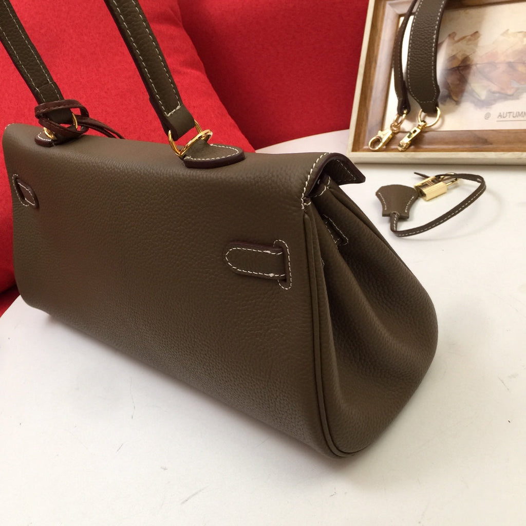 SAC À BANDOULIÈRE HM 35 CÈDRE TOGO QUINCAILLERIE DORÉ