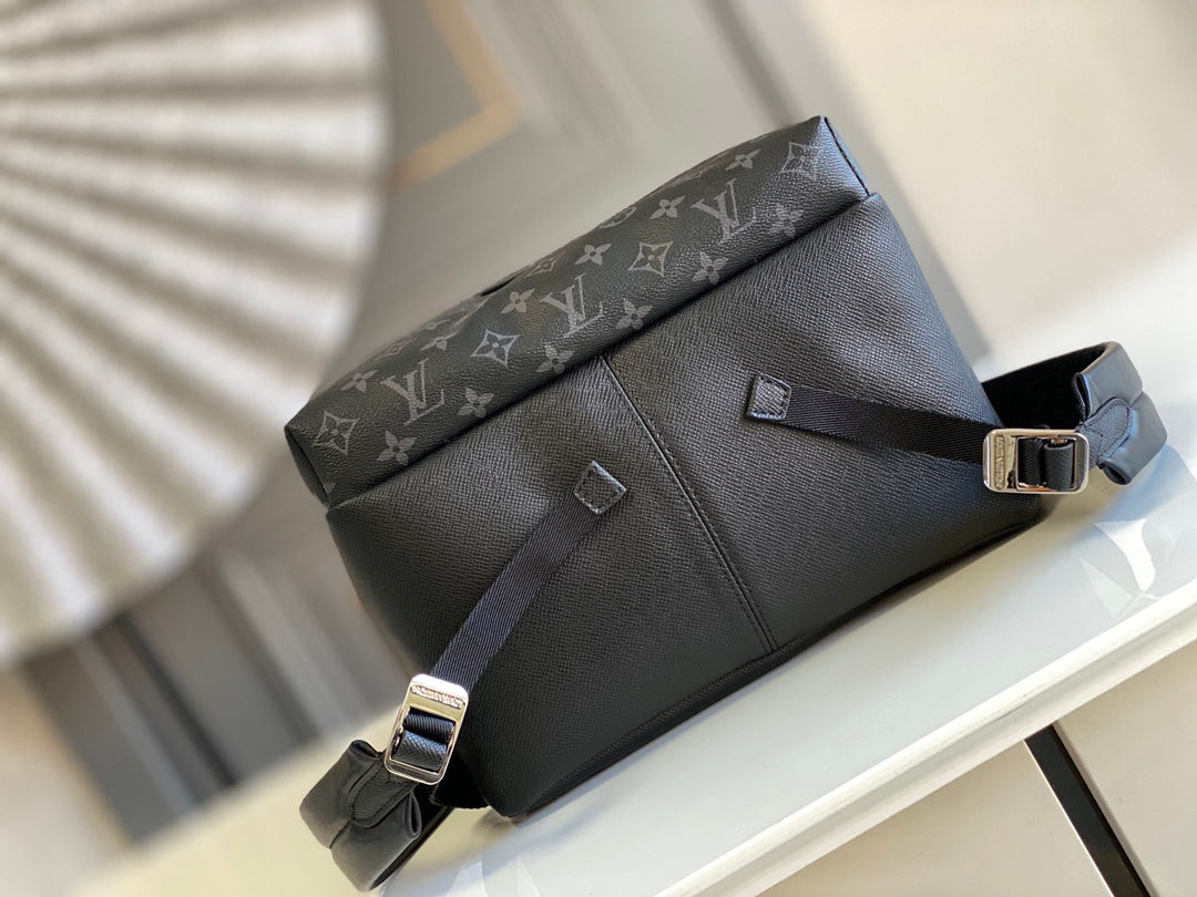SAC À DOS DISCOVERY 40 EN TOILE MONOGRAMME NOIRE