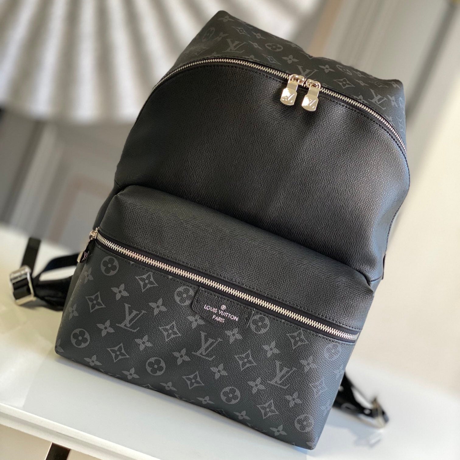 SAC À DOS DISCOVERY 40 EN TOILE MONOGRAMME NOIRE