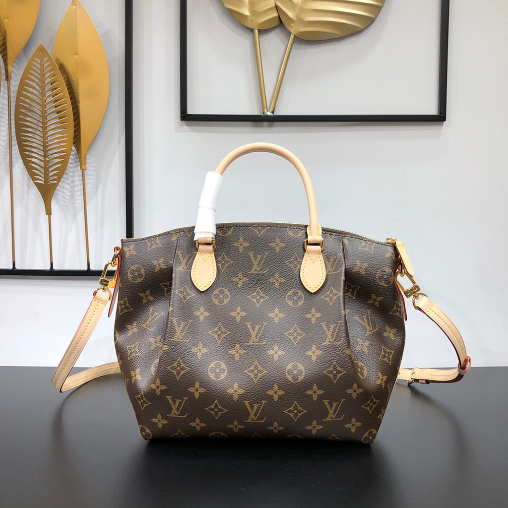 TURENNE PM 36 EN TOILE MONOGRAMME MARRON