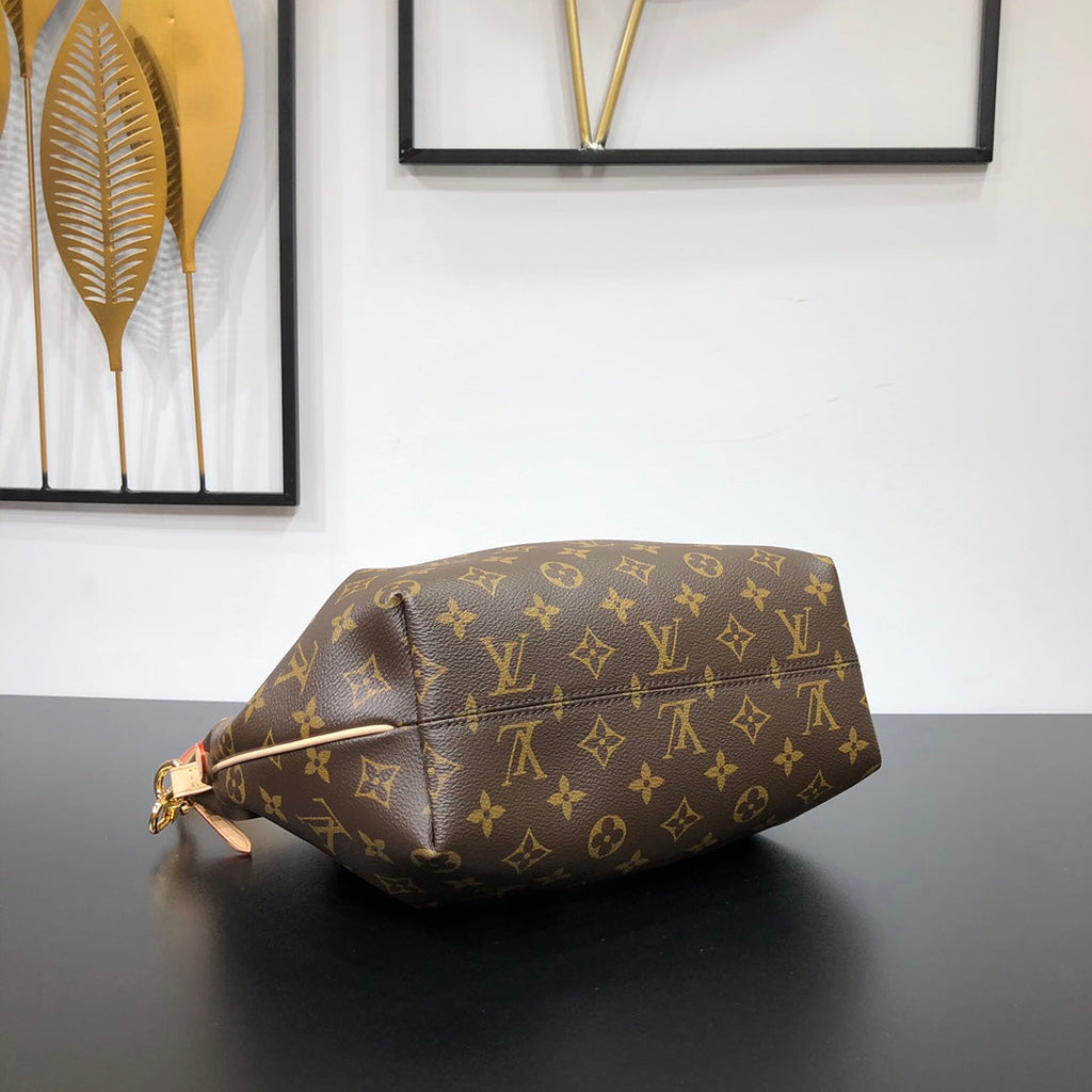 TURENNE PM 36 EN TOILE MONOGRAMME MARRON