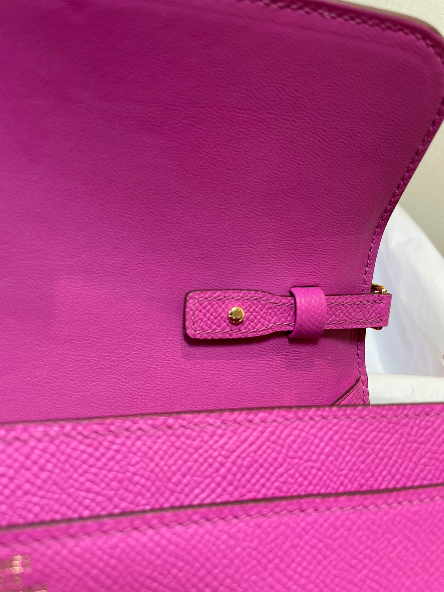 CONSTANCE TO GO 20,5 VIOLET EPSOM GOLD HARDWARE