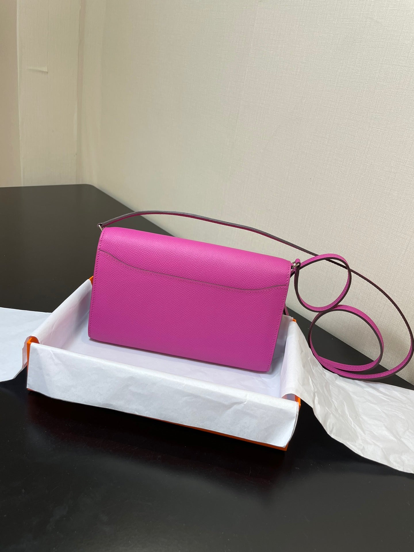 CONSTANCE TO GO 20,5 VIOLET EPSOM ARGENT QUINCAILLERIE