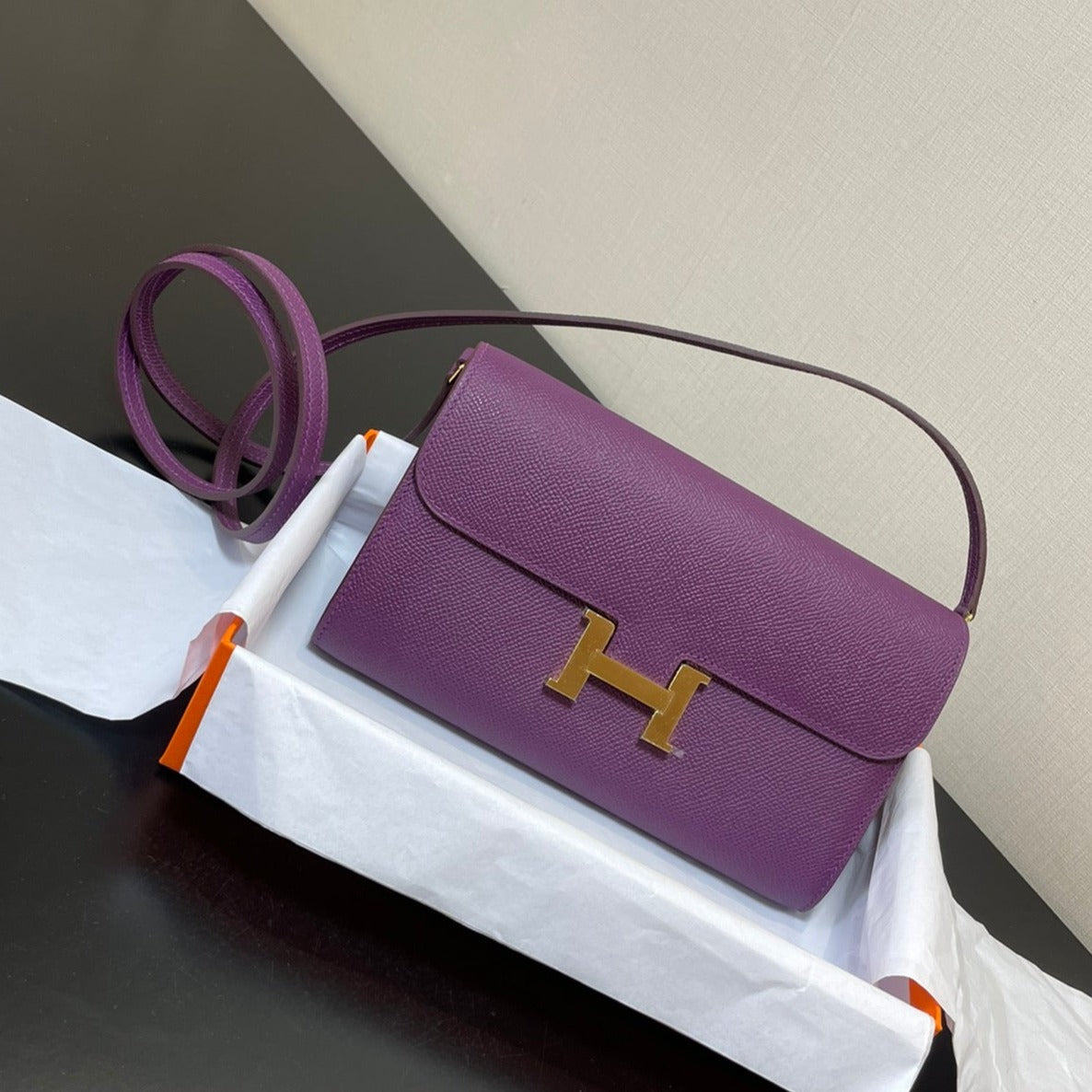 CONSTANCE TO GO 20,5 PURPLE EPSOM GOLD HARDWARE