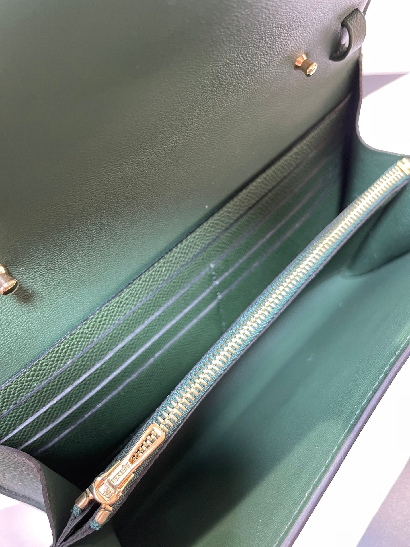 CONSTANCE TO GO 20,5 VERT FONCÉ EPSOM GOLD HARDWARE