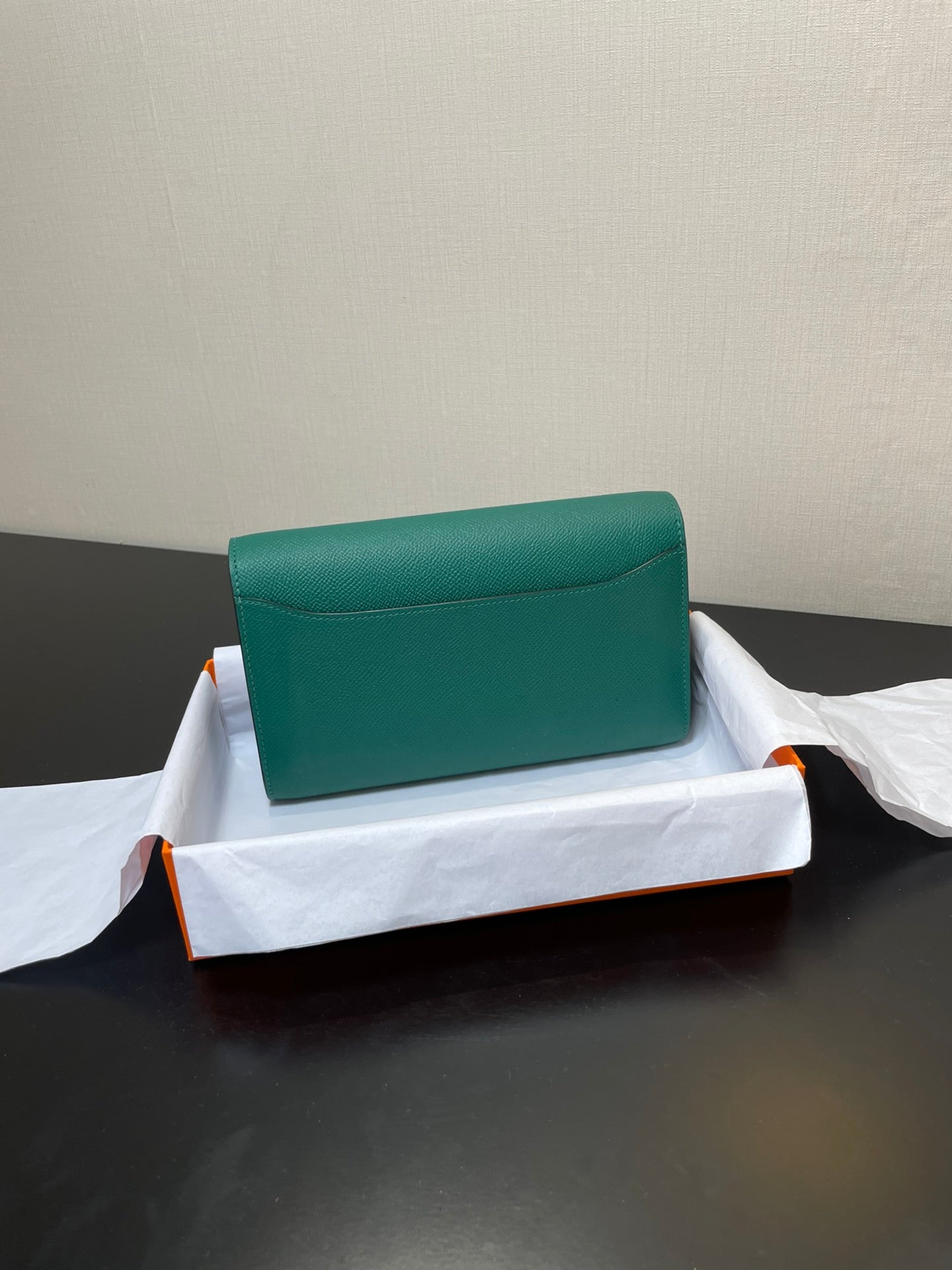 CONSTANCE TO GO 20.5 BLEU VERT EPSOM ARGENT QUINCAILLERIE