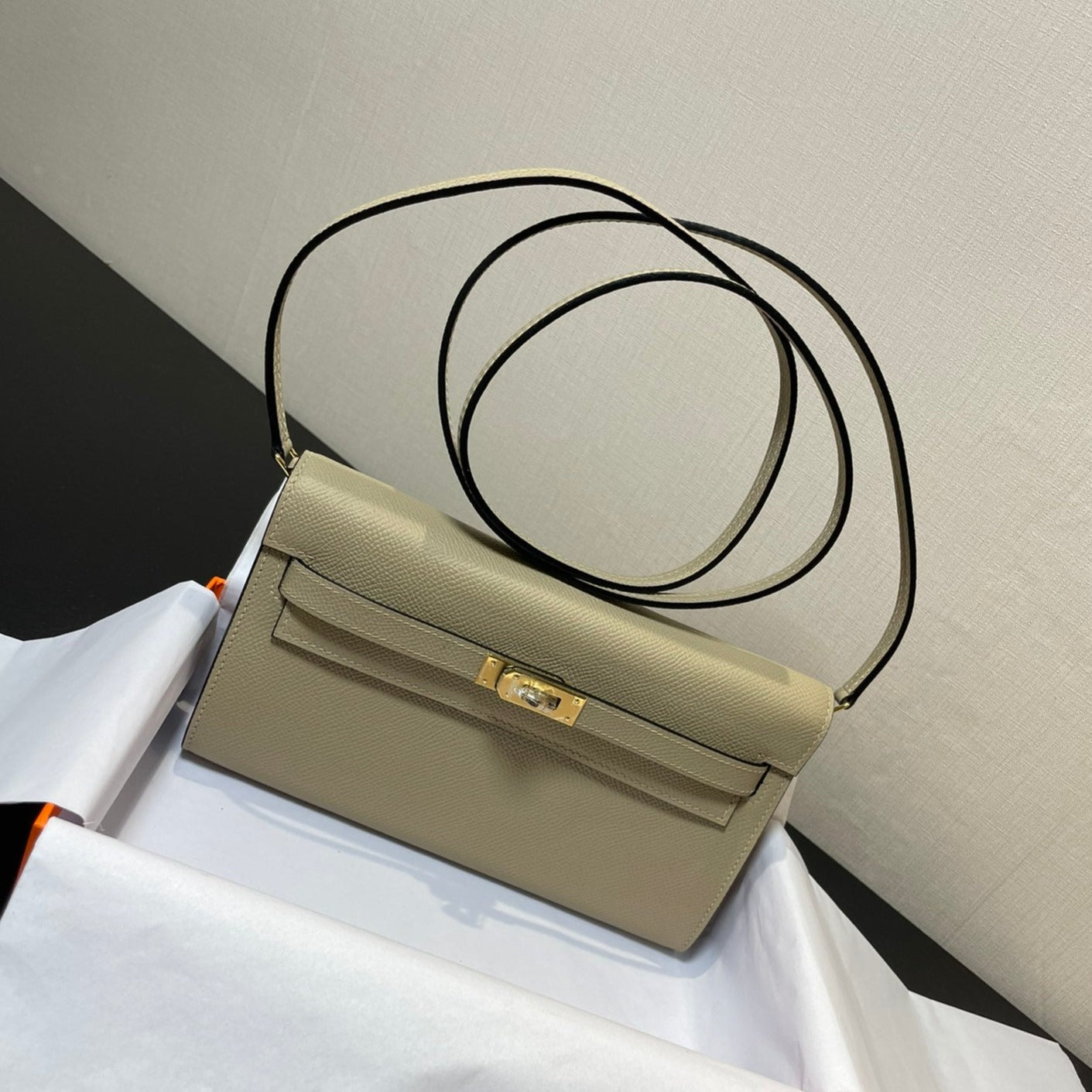 ケリー トゥ ゴー ウォレット 20.5 リケン エプソム ゴールドハードウェア