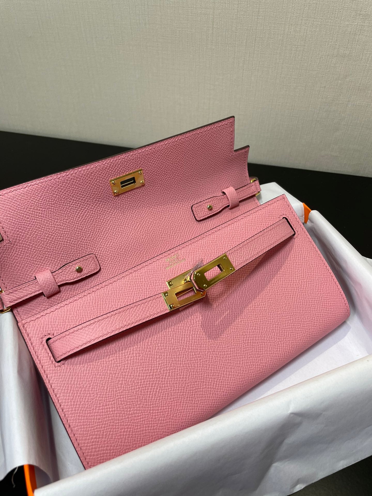 KELLY WOC 20,5 ROSE EPSOM QUINCAILLERIE OR