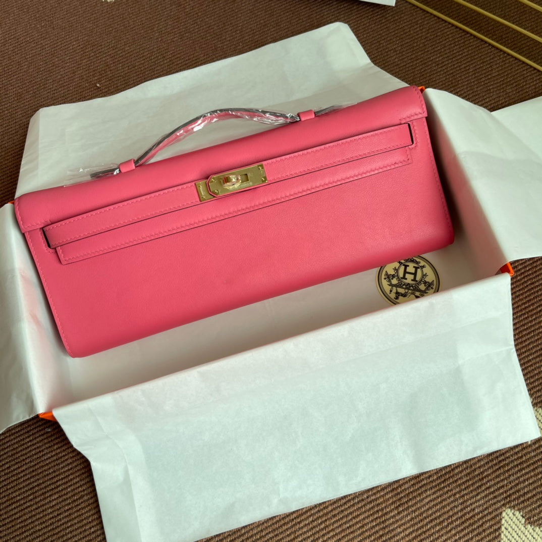 HM ケリーカット 31cm ピンク スイフトレザー GHW