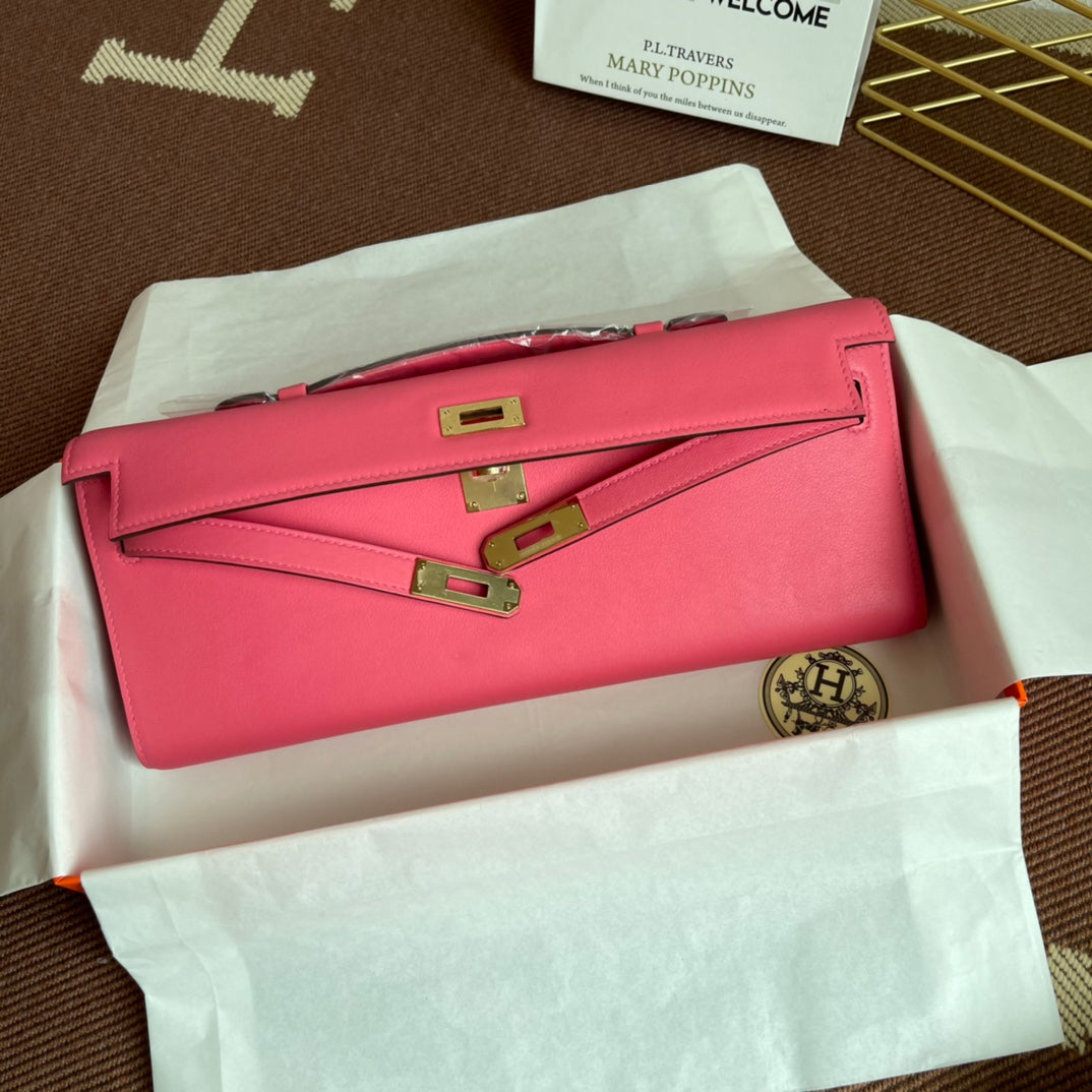 HM ケリーカット 31cm ピンク スイフトレザー GHW