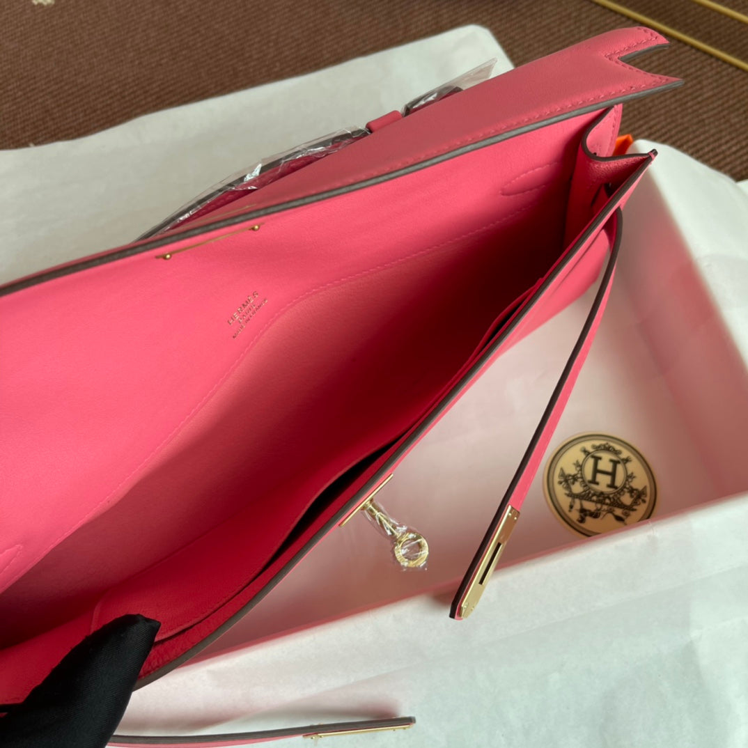 HM ケリーカット 31cm ピンク スイフトレザー GHW