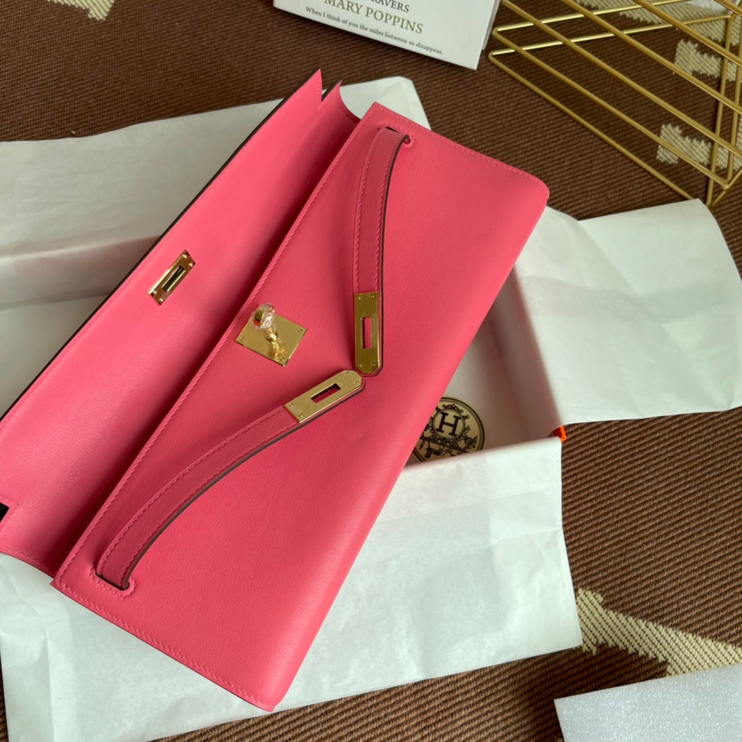 HM ケリーカット 31cm ピンク スイフトレザー GHW