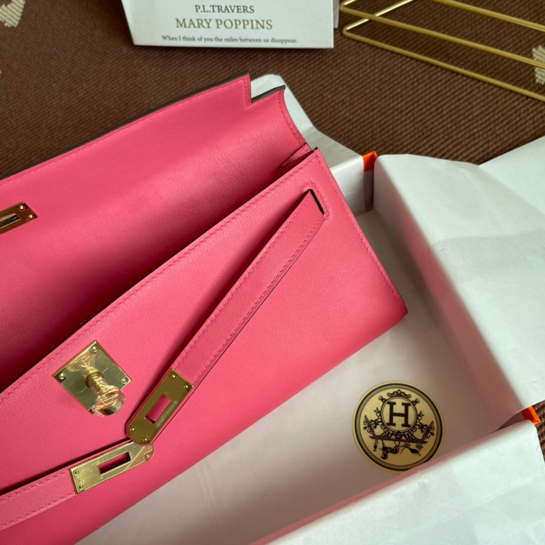 HM ケリーカット 31cm ピンク スイフトレザー GHW