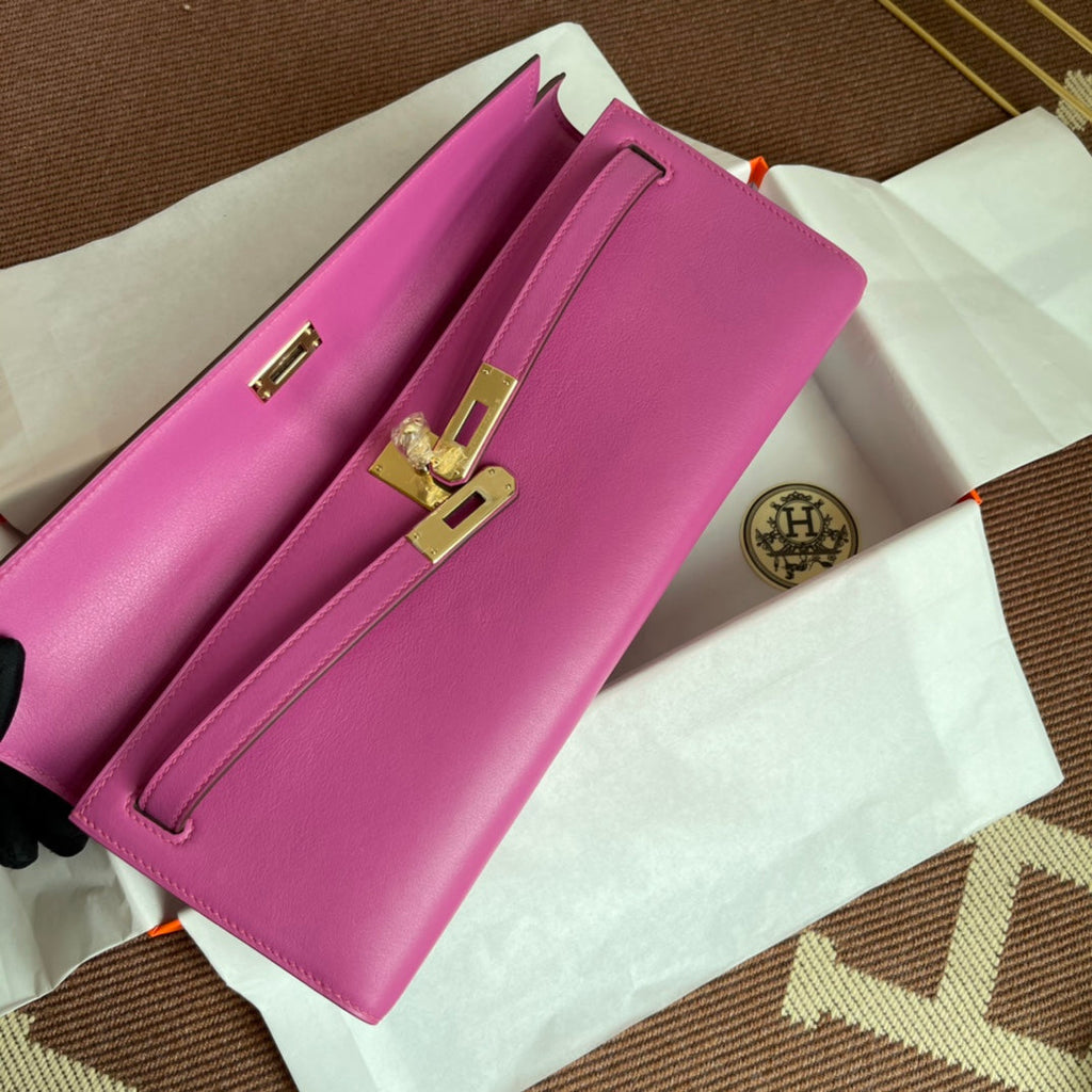 HM ケリーカット 31cm フクシア スイフトレザー GHW
