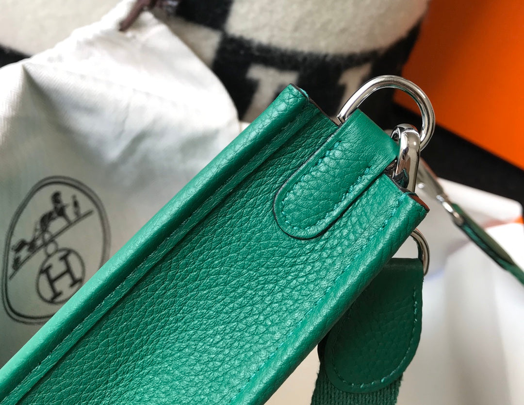 MINI EVELYNE 18CM VERT FONCÉ TOGO QUINCAILLERIE ARGENTÉE