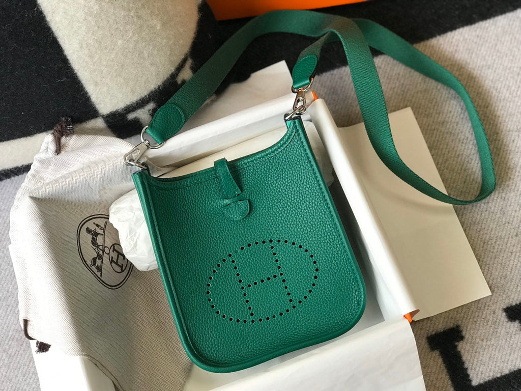 MINI EVELYNE 18CM VERT FONCÉ TOGO QUINCAILLERIE ARGENTÉE