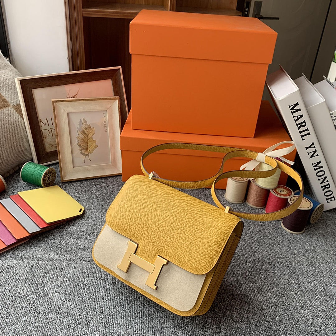 QUINCAILLERIE CONSTANCE 18 JAUNE EPSOM OR