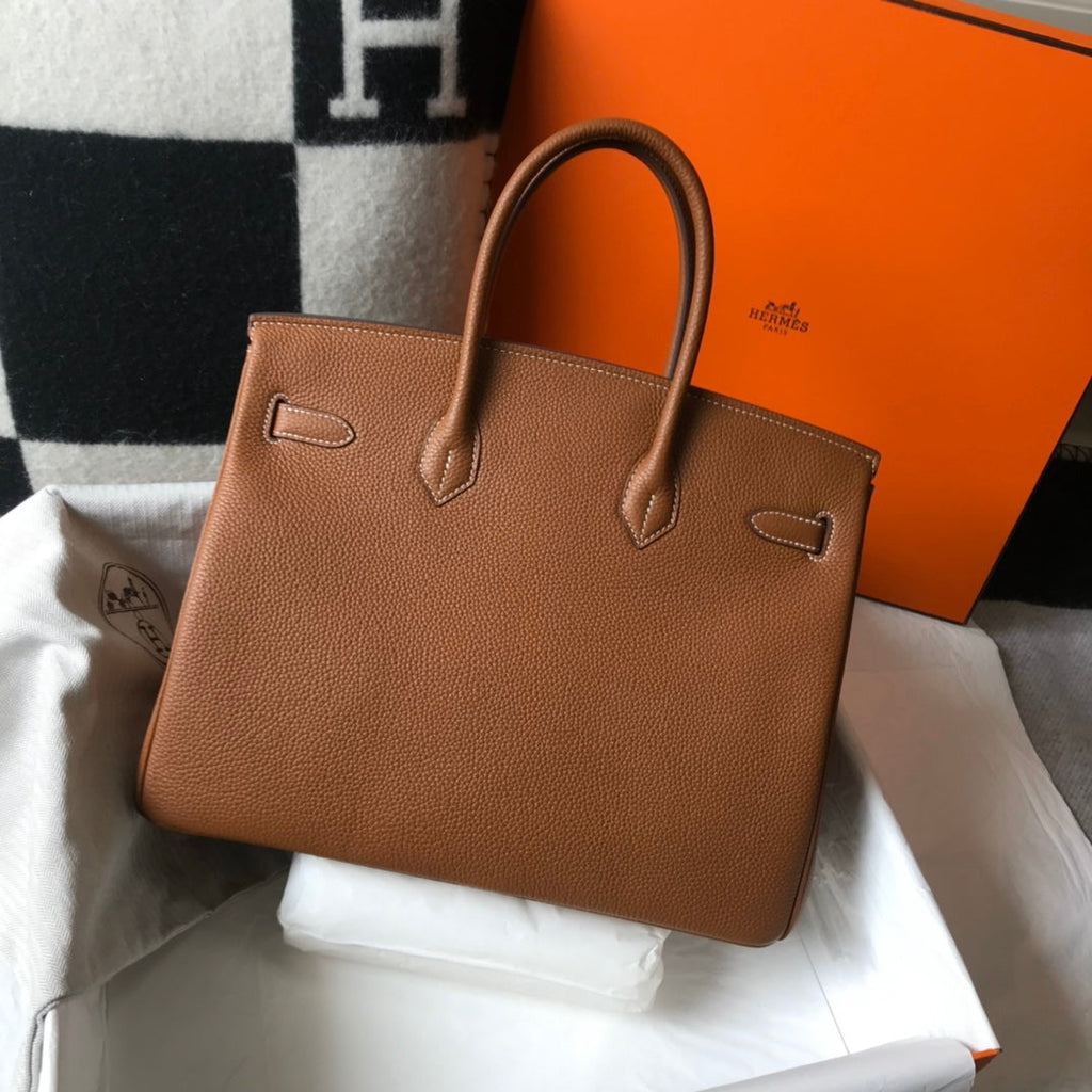 HM バーキン 35cm タン トゴレザー ゴールド金具