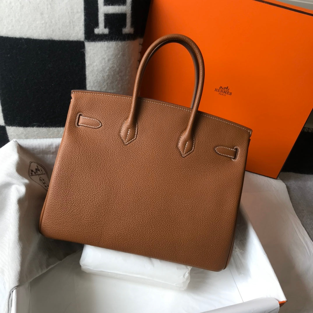 HM バーキン 35cm タン トゴレザー ゴールド金具