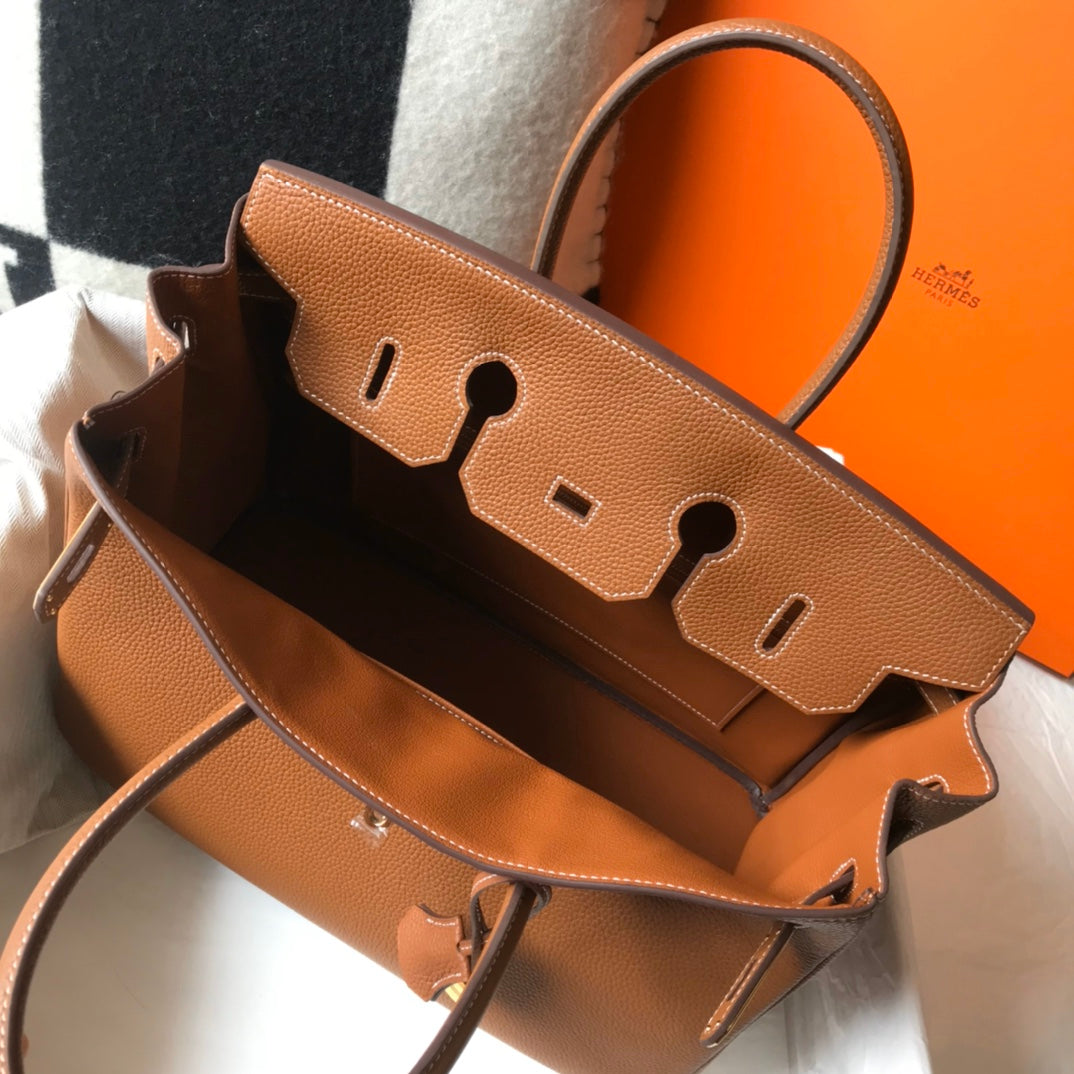 HM バーキン 35cm タン トゴレザー ゴールド金具