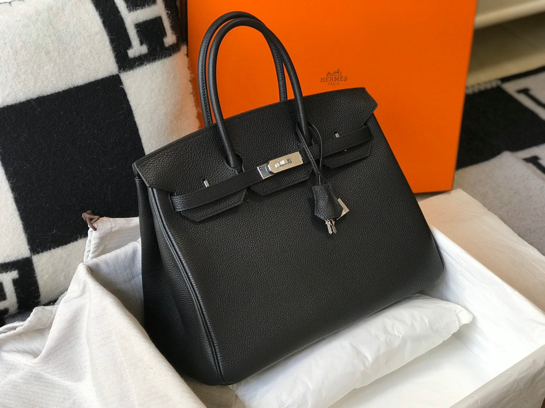 HM バーキン 35cm ブラック トゴレザー シルバー金具