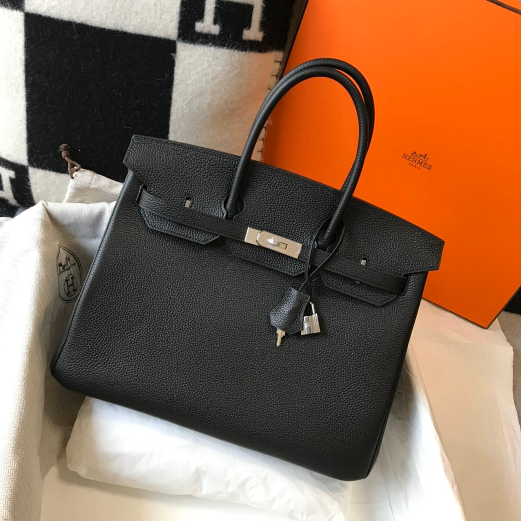 HM バーキン 35cm ブラック トゴレザー シルバー金具