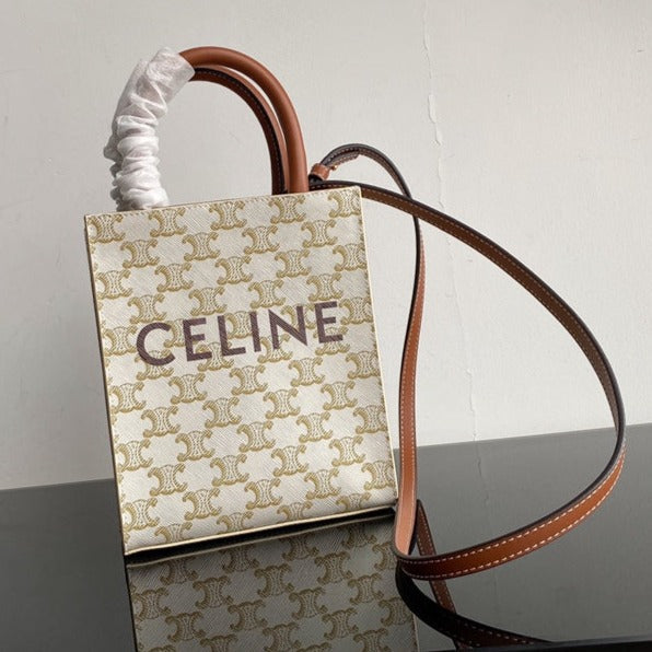 CABAS TRIOMPHE 21 SAC EN TOILE BLANCHE