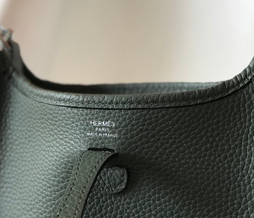 MINI EVELYNE 18CM VERT AMANDE TOGO QUINCAILLERIE ARGENTÉE