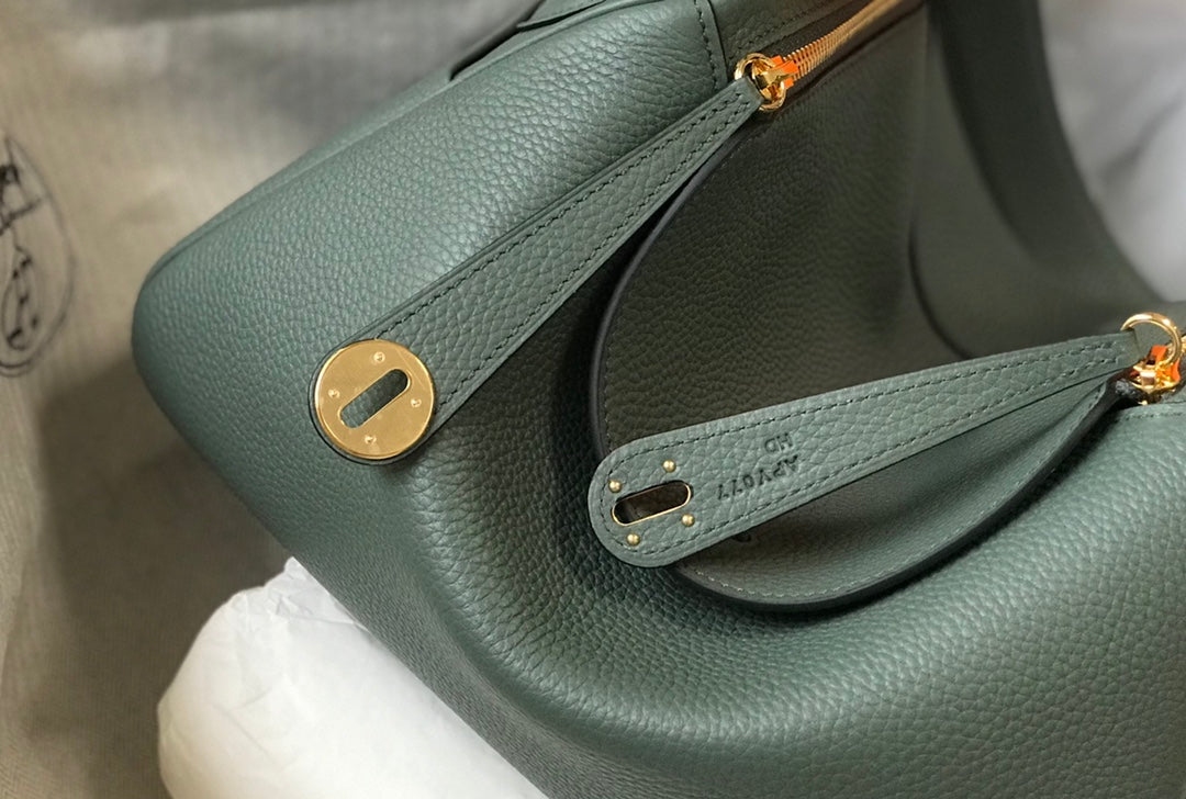 SAC HM LINDY 26 CUIR TAURILLON CLEMENCE PIN