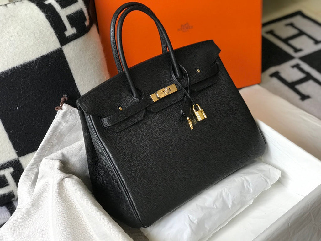 HM バーキン 35cm ブラック トゴレザー ゴールド金具