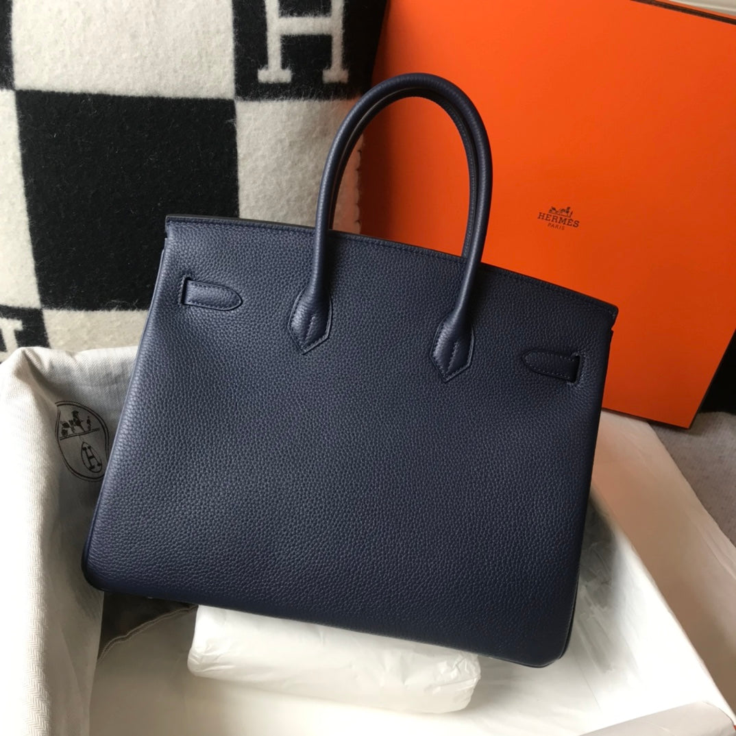 HM バーキン 35cm ネイビー トゴレザー ゴールド金具