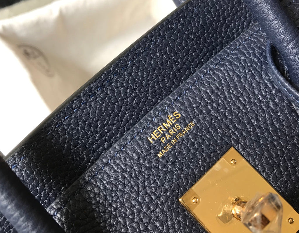 HM バーキン 35cm ネイビー トゴレザー ゴールド金具