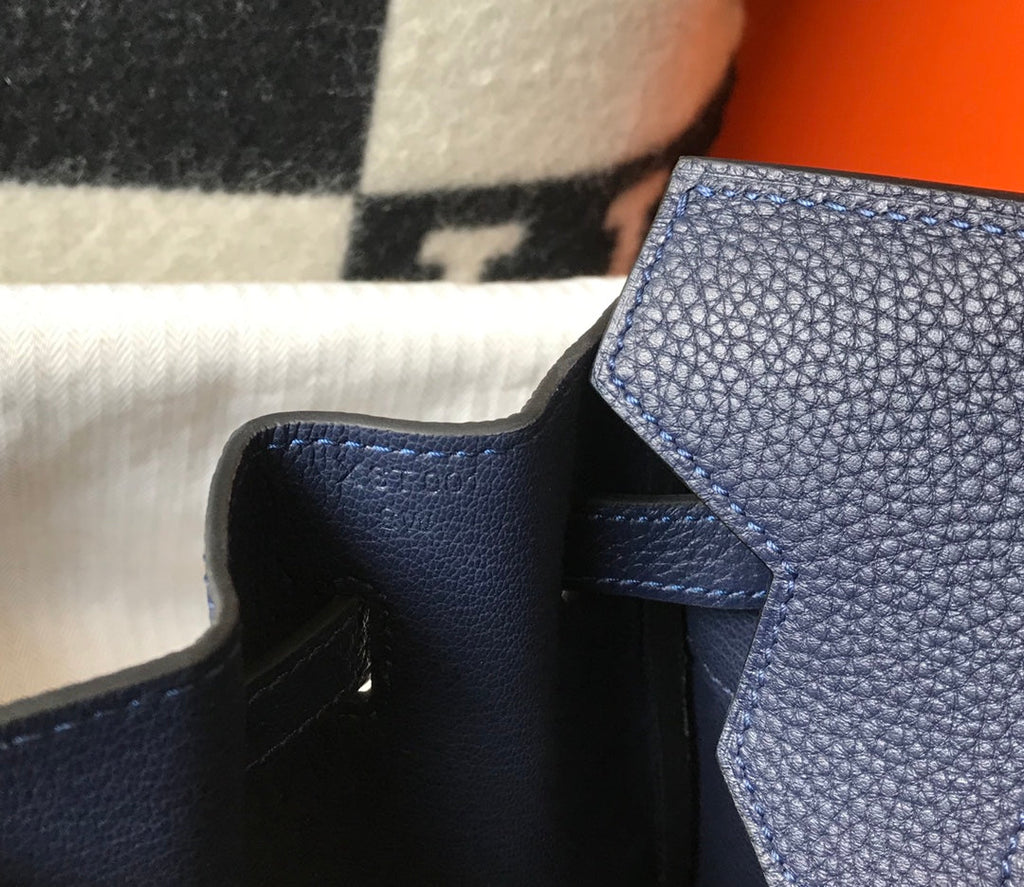 HM バーキン 35cm ネイビー トゴレザー ゴールド金具