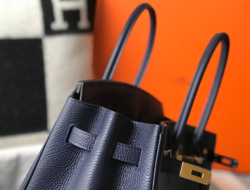 HM バーキン 35cm ネイビー トゴレザー ゴールド金具