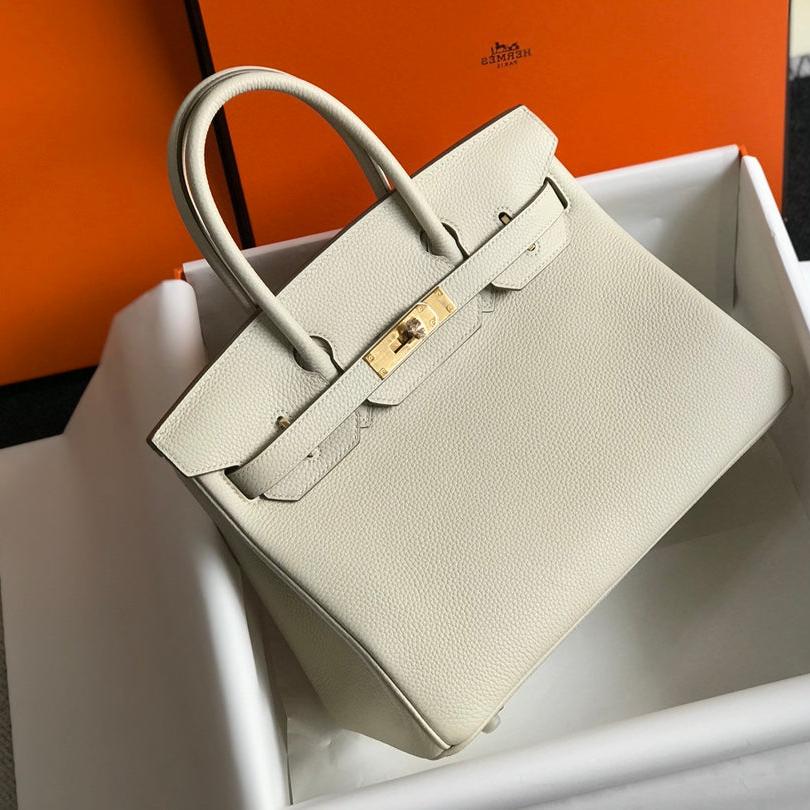 HM バーキン 35cm バッグ アイボリー トゴ ゴールド金具