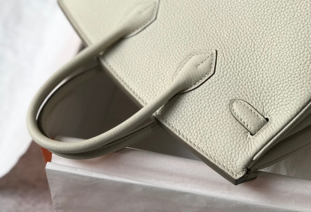 SAC HM BIRKIN 35 CM IVOIRE TOGO QUINCAILLERIE OR