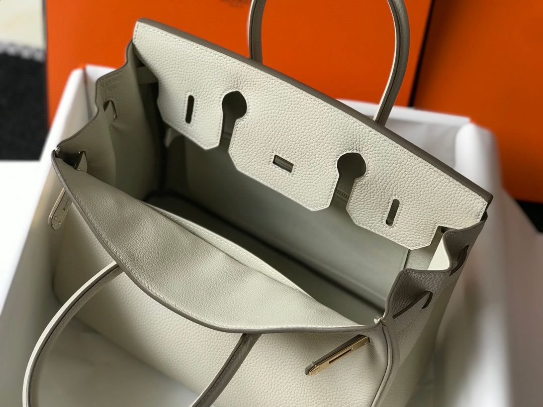 HM バーキン 35cm バッグ アイボリー トゴ ゴールド金具