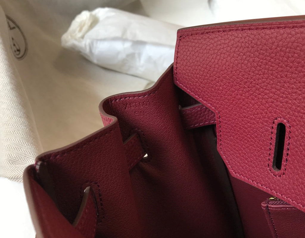 SAC HM BIRKIN 35 CM JAM TOGO QUINCAILLERIE DORÉ