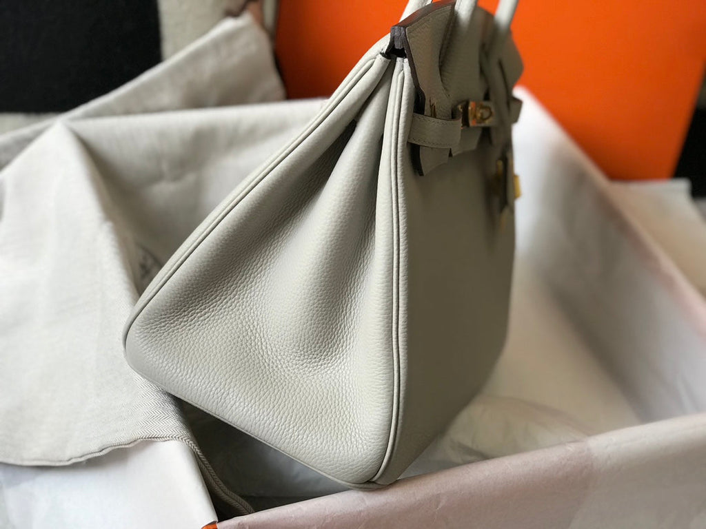 SAC HM BIRKIN 35 CM CRÈME TOGO QUINCAILLERIE DORÉE
