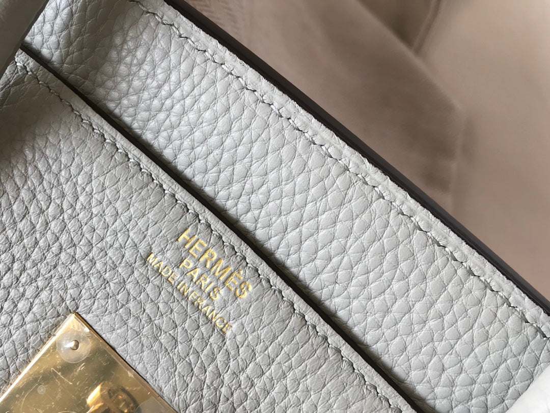 SAC HM BIRKIN 35 CM CRÈME TOGO QUINCAILLERIE DORÉE