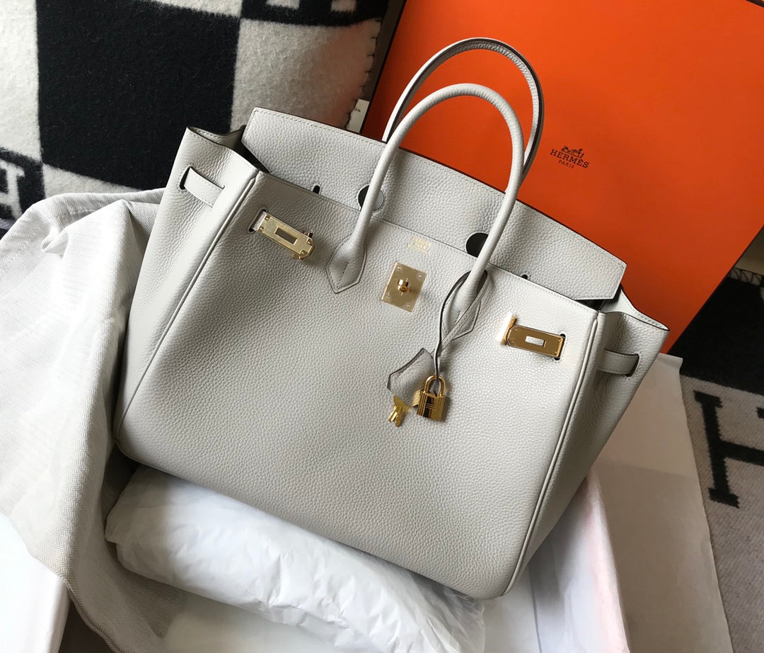 HM バーキン 35cm バッグ クリーム トゴ ゴールド金具