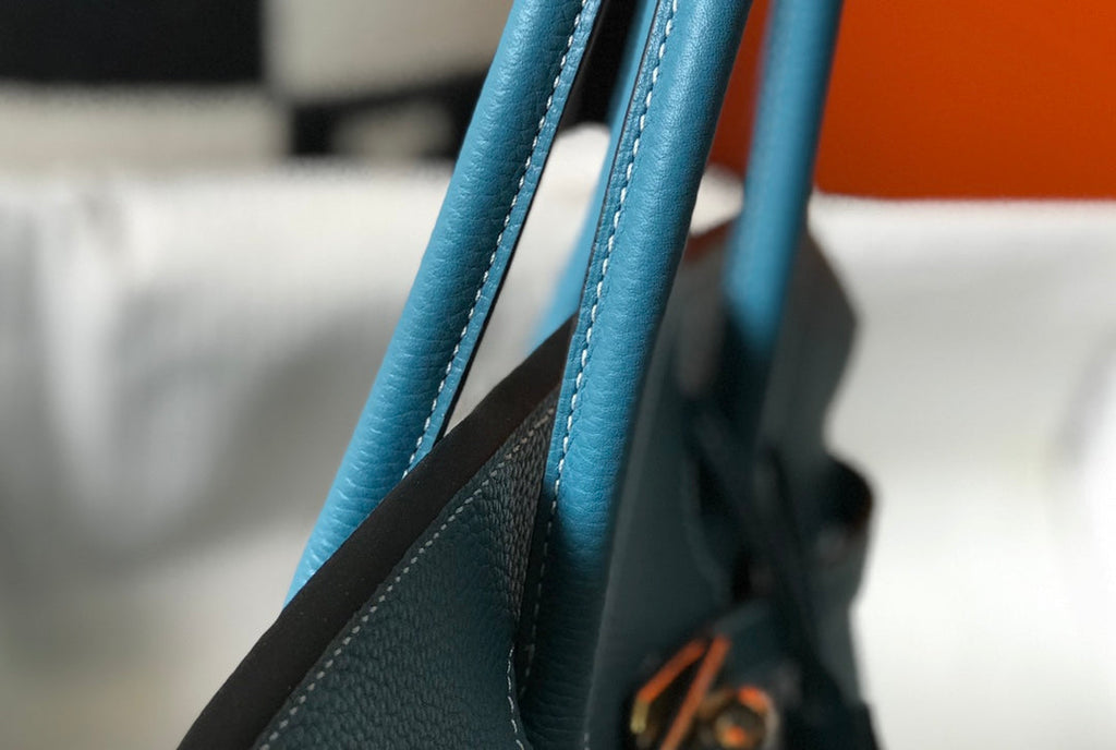 HM バーキン 35cm ブルー トゴレザー ゴールド金具