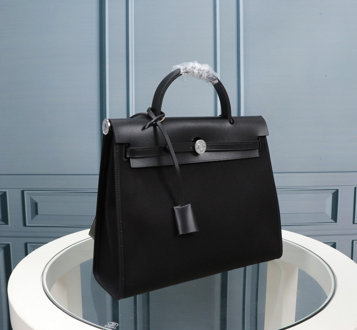 HM HERBAG ZIP 31 TOILE NOIRE